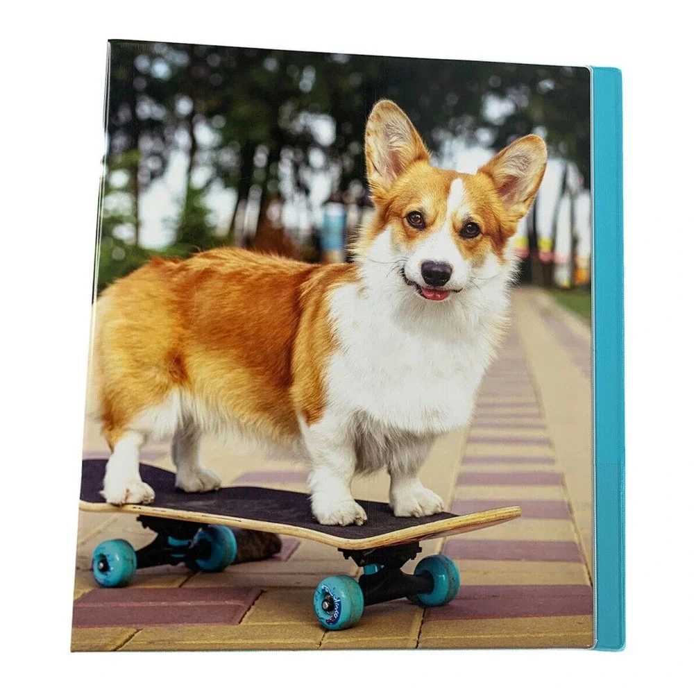 NEW Avery Pembroke Welsh Corgi Dog Skateboard 3 Ring 1
